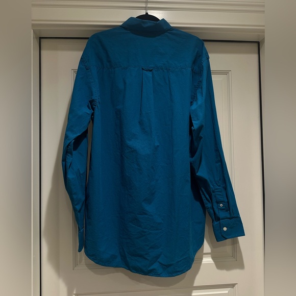Izod Premium Essentials button down wrinkle free blue size XL TALL - Picture 6 of 6